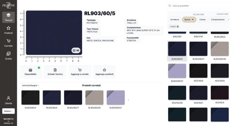 3D Fabric Configurator